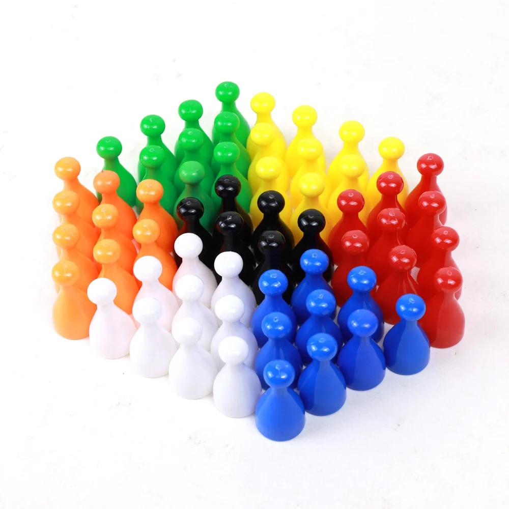 Pedine Da Gioco Personalizzate Con Nome &ndash; In Plastica Colorata &ndash; Fatte In Italia