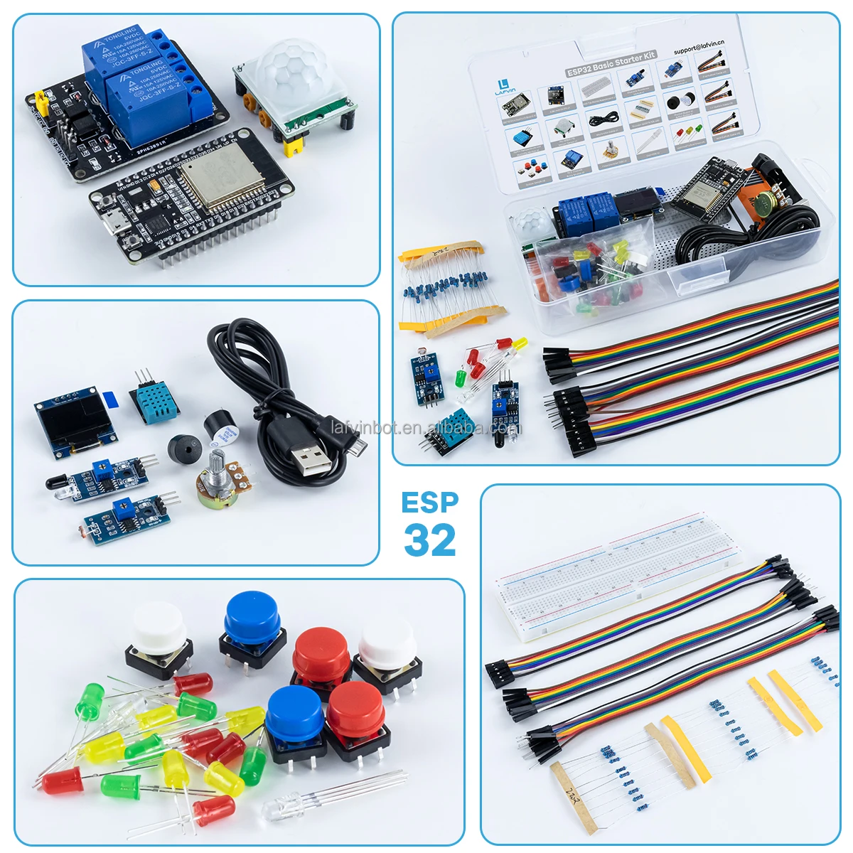 Esp32 Basic Starter Kit For Arduino - Buy Esp32 Kit,Esp32 Development ...