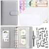 Gray Shell+12 Budget Sheets+8 Receipts Bags+2 English Stickers