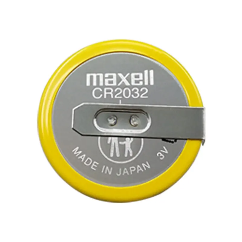 MAXELL CR2032 3V Button Battery with Solder Legs Is Suitable for Computer Smart Devices PLC Motherboard