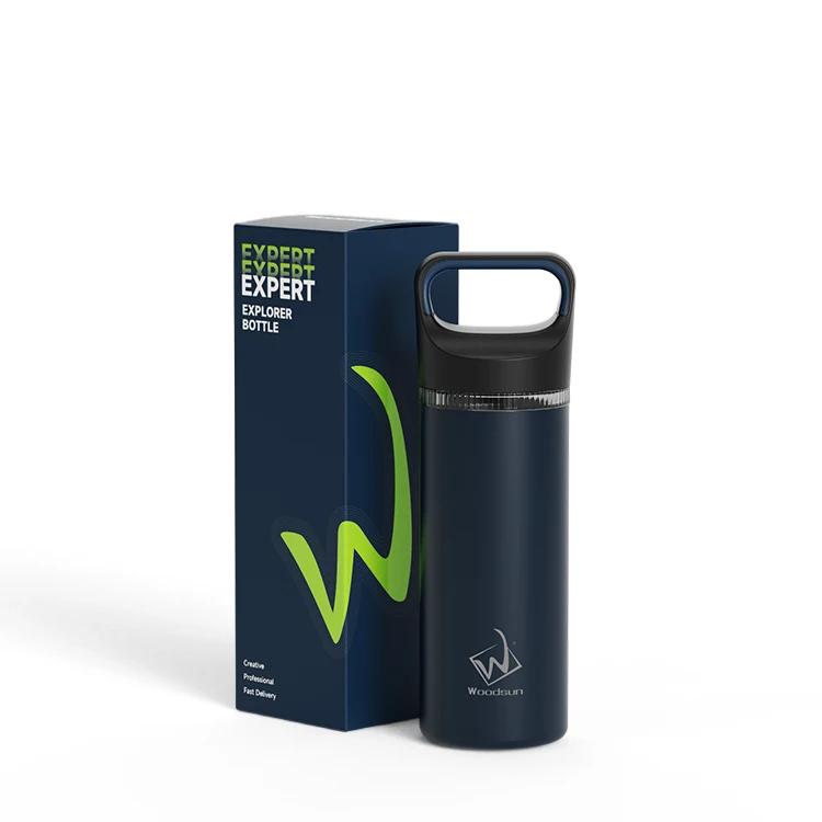 Brede hals, custom sport dubbele wand vacuüm gym geïsoleerde waterflessen vacuümflessen