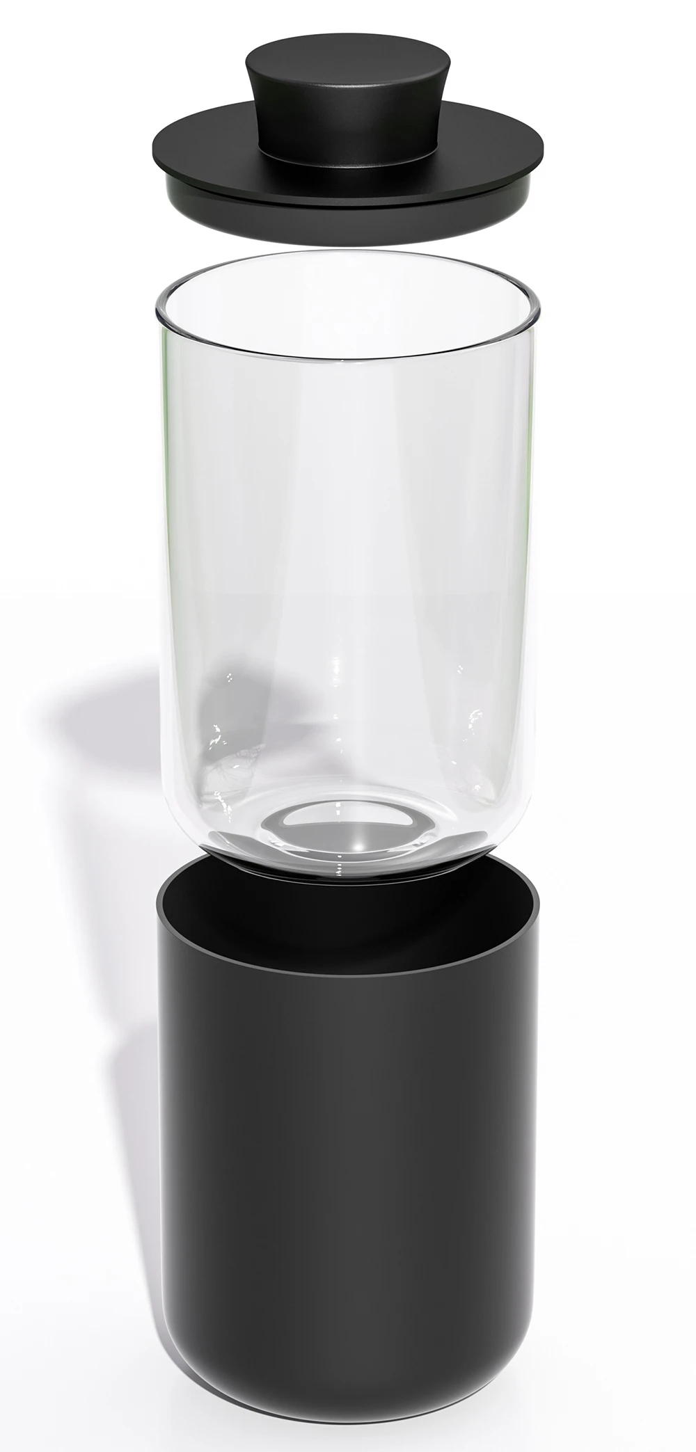 VA Grinder New Design Aluminum Glass Jar Stash Pro Water Odor Proof Herb Container with Free Laser logo