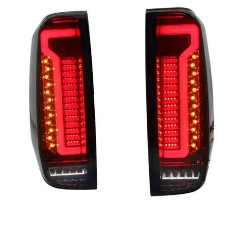 Car Accessories Black tail light Or Transparent LED Taillights Tail Lamp For Navara NP300 navara d40 2005 - 2014