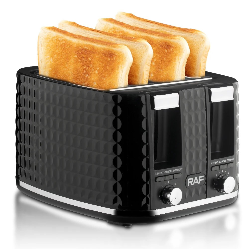 Large Capacity Electric Breakfast Machine 4 Slicer Bread Toaster Suitable for Home Use