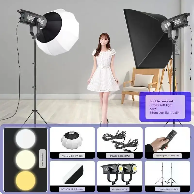 300 W LED Continuous Photography Lighting Studio Camera Light for