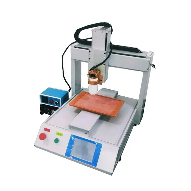 Visual Three-four-five Axis Silicone Paint Epoxy Resin Pu Uv Pvc Ab Hot Melt Doming Led Automatic Glue Dispensing Machine