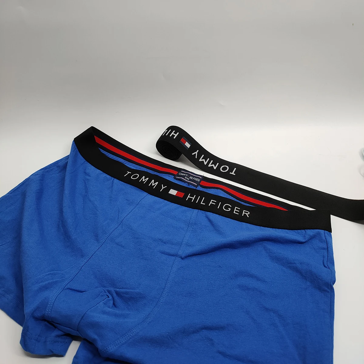 Free Sample Custom Color Width Logo Soft Underwear Men Boxer Elastic