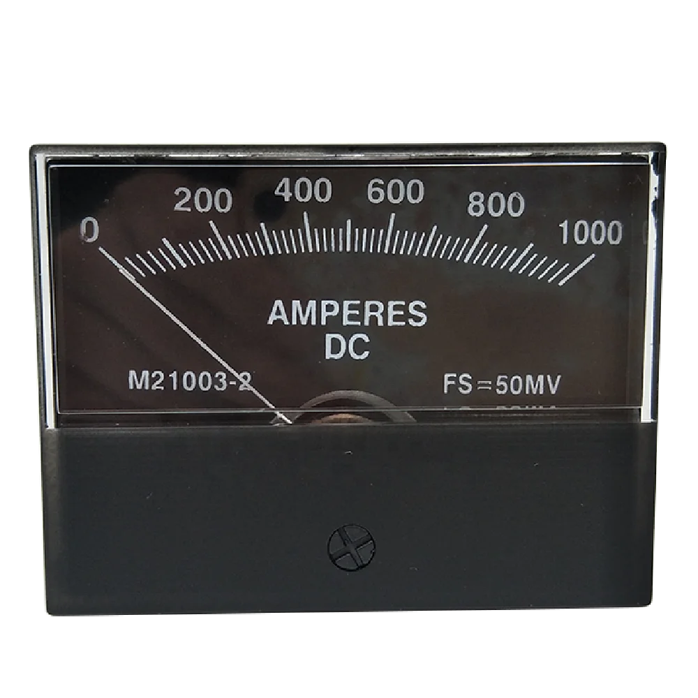 90mm with shunt DC 1000A Round Analog Ammeter Panel AMP Current Meter Dia 