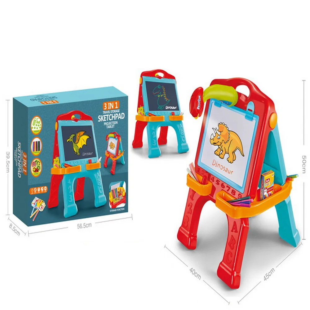 Amazon Kids 3 In 1 Drawing Projector Educational Painting Toy drawing easel  Travel Storage Sketchpad Tablet Play toy| Alibaba.com