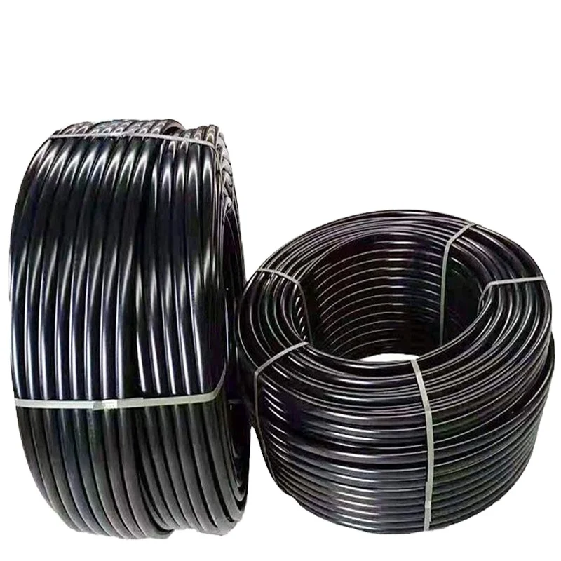 Agricultural HDPE High Pressure 100m Irrigation Pipe 2-4 Inch Black Water Pipe Roll