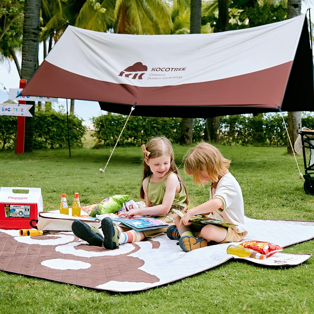 SUNBORN Family Shelter Sun Shade Rain Fly Awning Camping Tarp with Tent ...