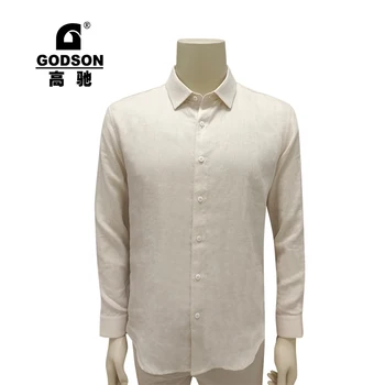 Formal Shirt Men Professional Turn Down Collar Solid Color Long Sleeve Shirt For Men