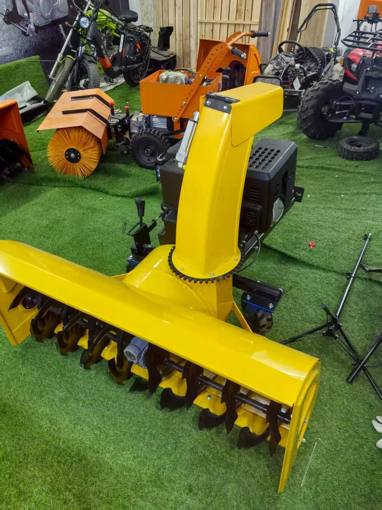 RCM Factory Direct Selling ATV Mounted Snowblower Electric Snow Blower  Removal Snow Sweeper