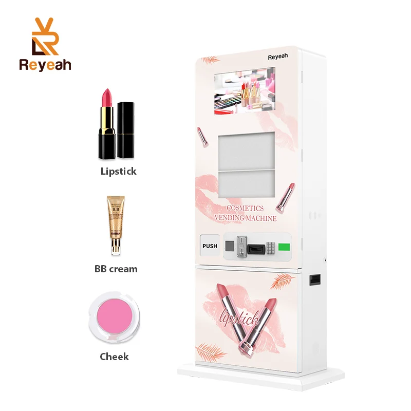 Cosmetics Vending Machine Automatic Mini Touch Screen Women Custom Beauty Makeup Lash Vending Machine With Card Reader