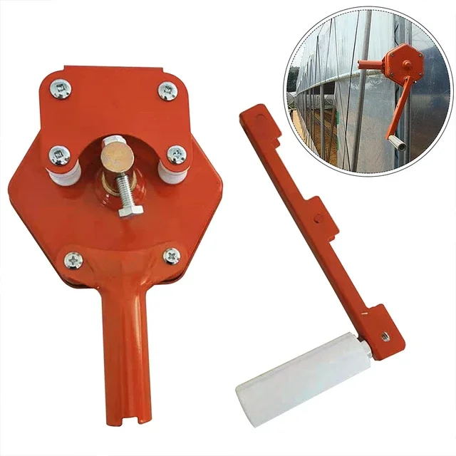 Manual Korea Greenhouse Roll up Machine Greenhouse Manual Film Roll up Crank Sidewall Ventilation