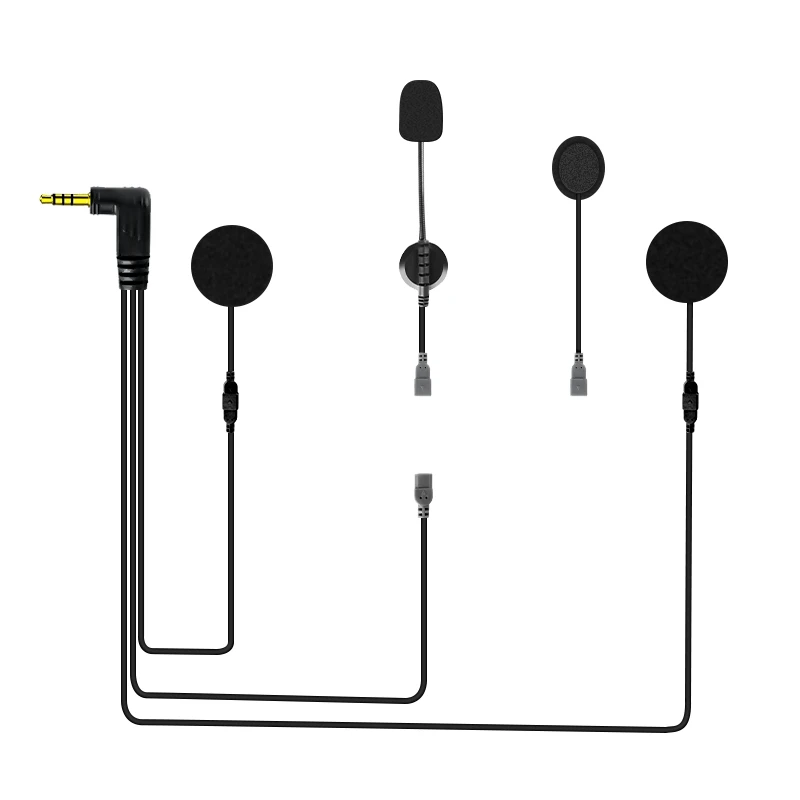 EJEAS Universal Motorcycle Intercom Accessories Referee Intercom Accessories Clip Type-c 3.5mm Earphones Shoulder Strap Box