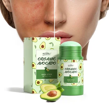Biogreen clay mask contains avocado extract, green tea extract, aloe vera extract adjust the skin's water and oil balance