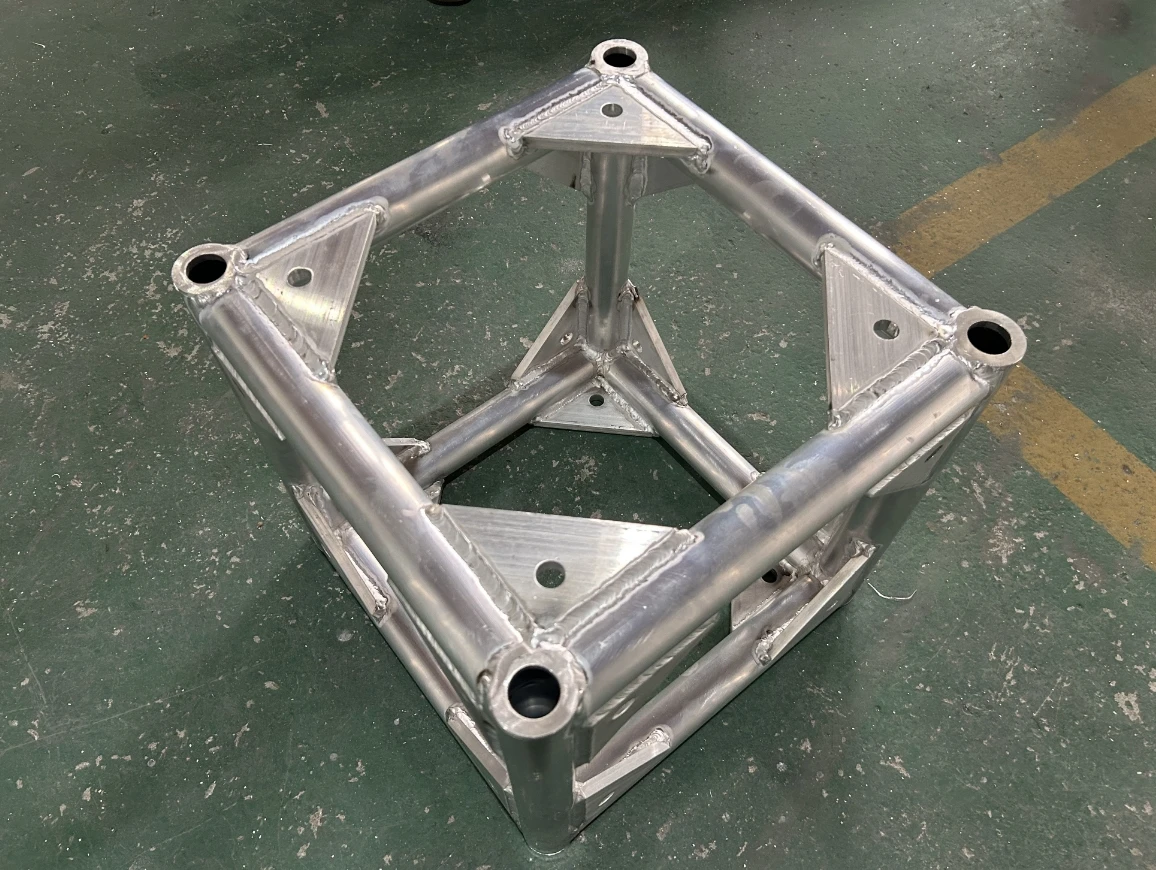 product stage lighting aluminum bolt truss 6 way corner for stage display truss-8