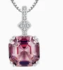 White necklace purple stone