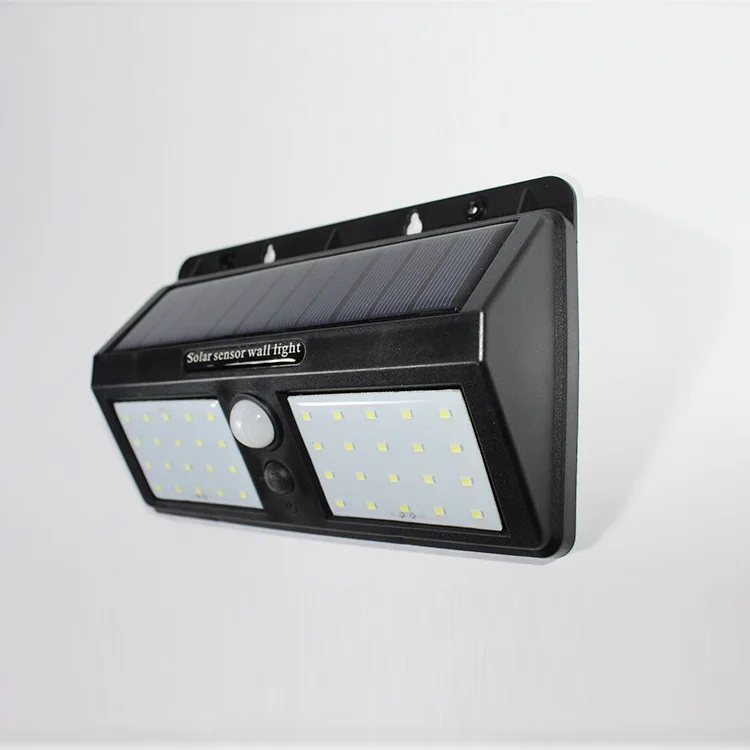 Outdoor Security Night Lighting Pathway Courtyard Bright Wall Lamp Garden 40 Led Solar Power Pir Motion Sensor Light