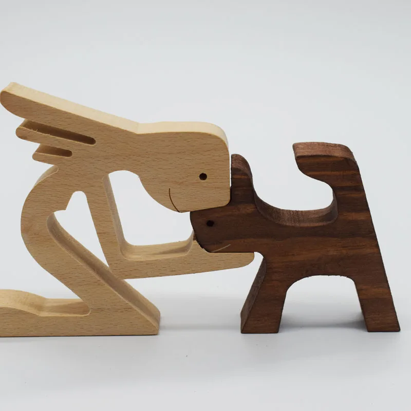 Sculpture Chien En Bois – Artisanat – Très Belle Pièce