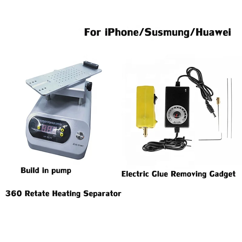 
 Новый вакуумный Сепаратор ЖК-экрана, вращающийся на 360 градусов сепаратор, машина для очистки клея для ремонта телефона  