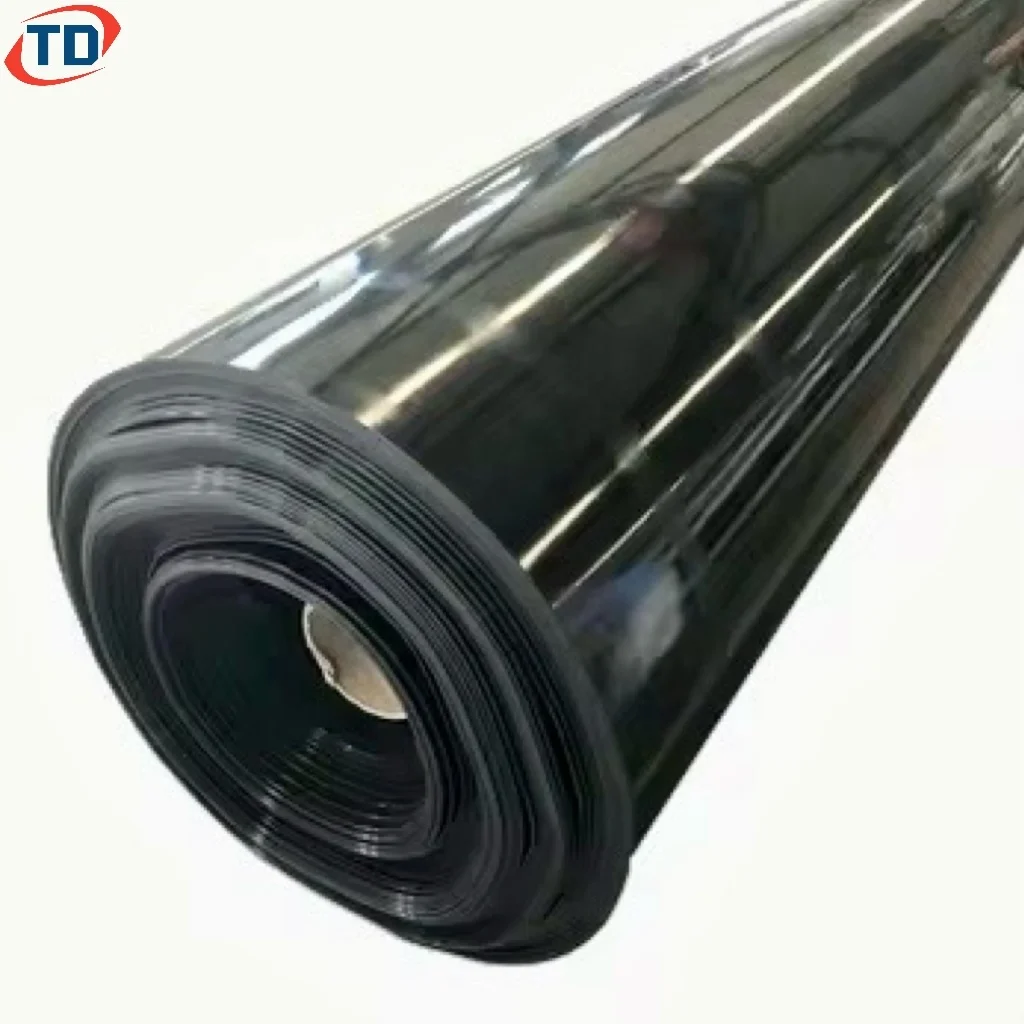 Spirulina Farming Ponds HDPE Geomembrane for Dam Liner 1mm 1.5mm 2mm PE Sheet for Fish Farms Geomembrana Pond Liner 45mil
