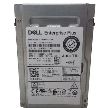 New for Dell 3.84T SAS 2.5 Inch SSD Hard Drive for Servers