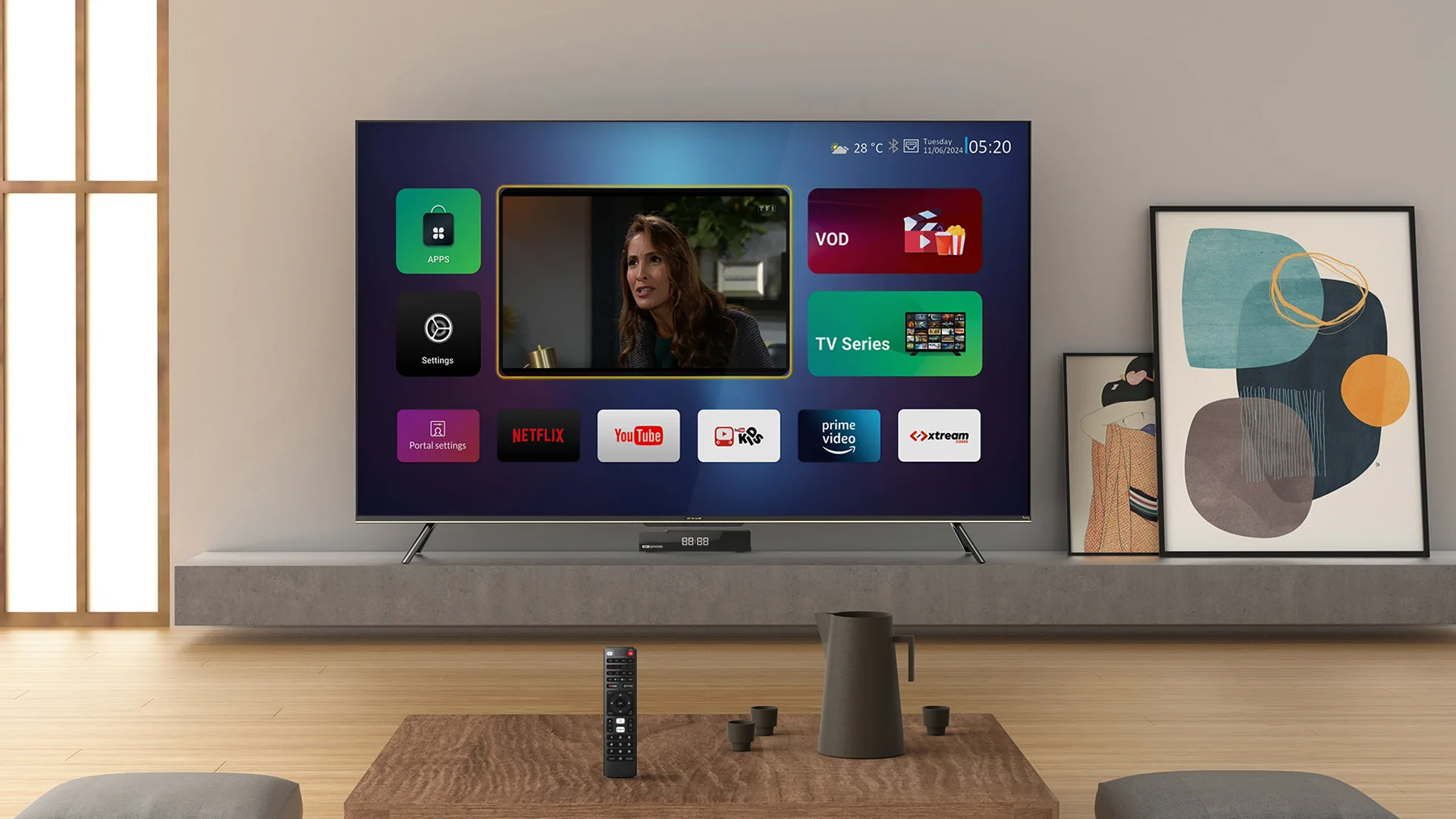 M6 4K Set-top Box Ott Android 11 2G16G 32G 64G S905Y4 STB Streaming TV Box Ultra HD 1080p M3u Dual-Wifi FHD 60fps Media Receiver