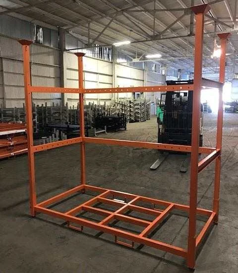 Window and Door Transport Stacking Racks with Removable Side Frame