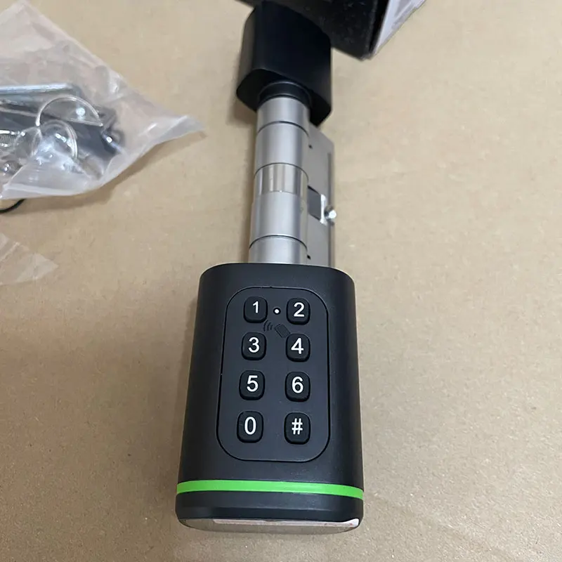 Tediton 2023 New Design European Ttlock App Passcode Smart Cylinder