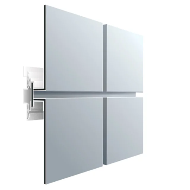 Revestimiento de acm/aluminio, revestimiento de fachada de pared de aluminio, panel compuesto de aluminio acp