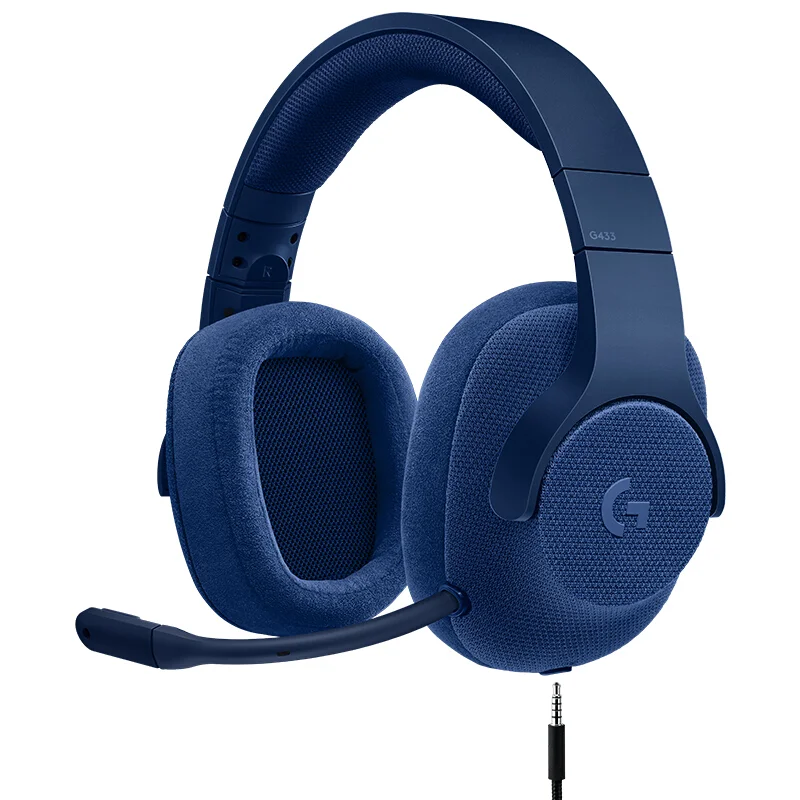 Logitech G433 Gaming Headset - Wired, DTS, and Microphone