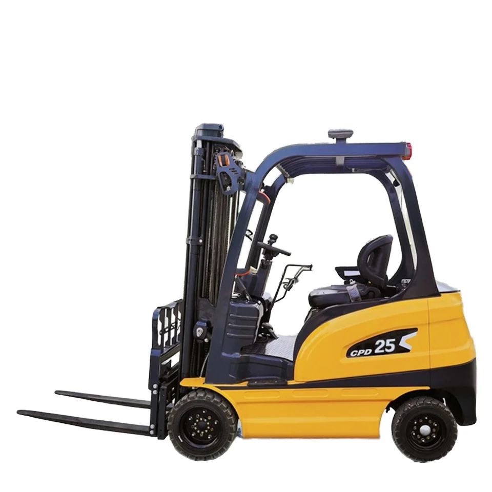 Enhanced Stability Ergonomic Electric Forklift Lead-Acid Battery 60V/170AH Solid Tires Two-Stage Mast 3500KG Self-Weight details