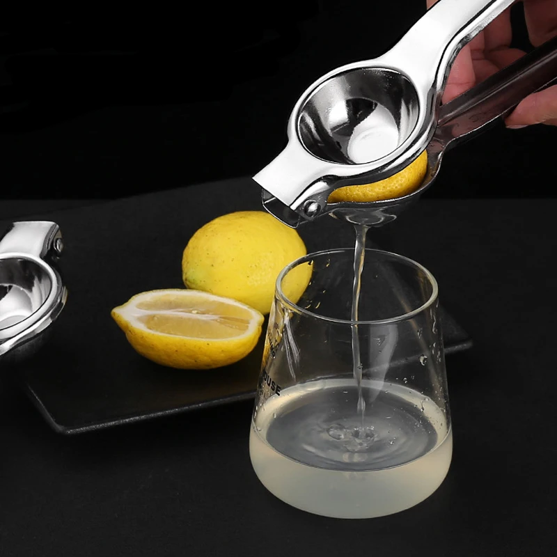 Portable Metal Kitchen Tools Lemon Juicer Stainless Steel Manual Lemon Squeezer Kitchen Accessories