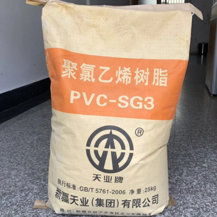 Low Price PVC Sg5 K67 Resin Plastic Raw Material Polyvinyl Chloride/PVC