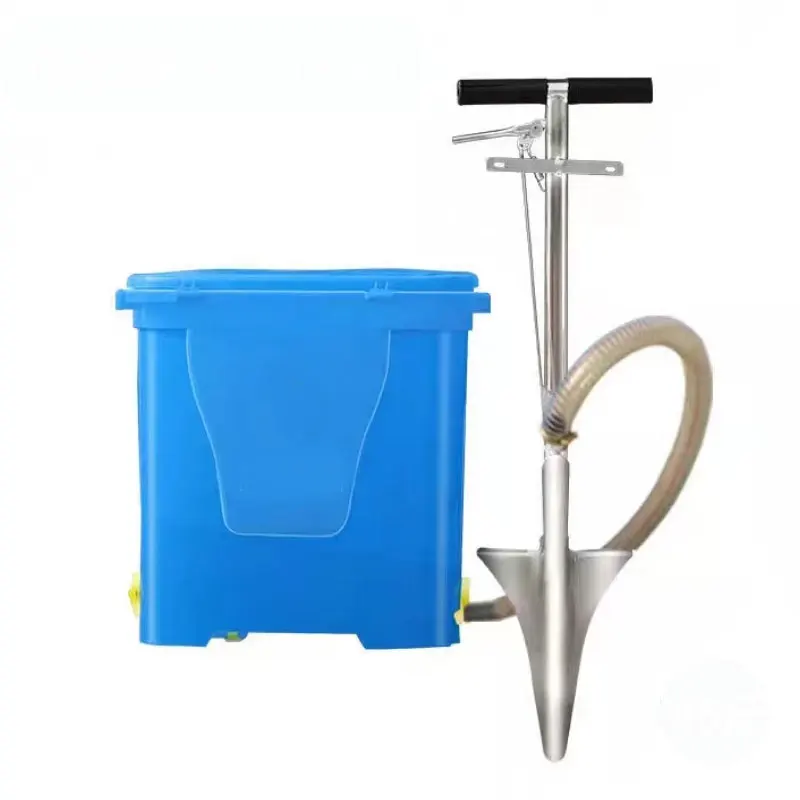 Agricultural Farm Irrigation Equipment Tank Manual Granular Spreader Fertilizer Dispenser Pointed Tip