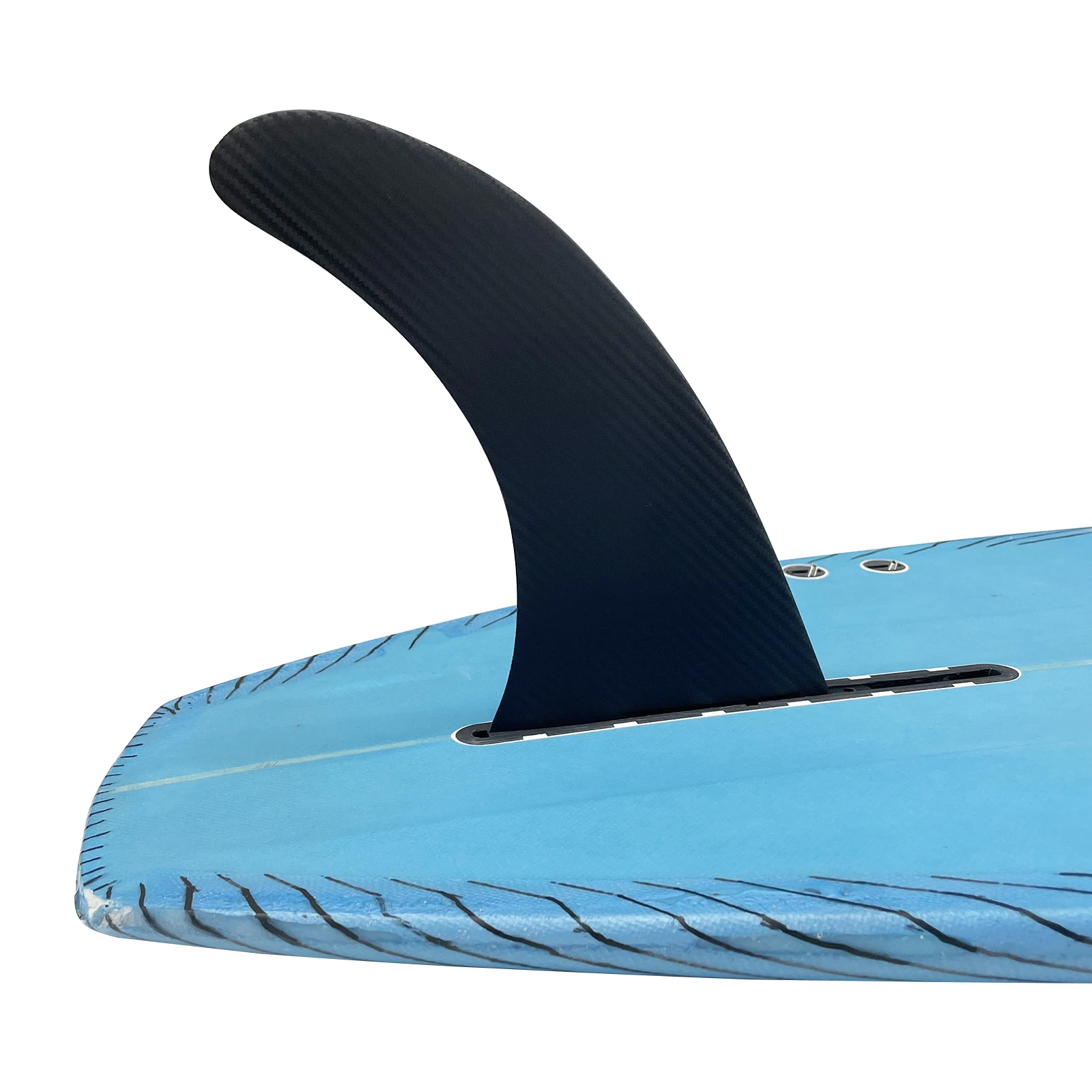 Customized Surfboard Fin 10inch Plastic Single Fin Line Texture