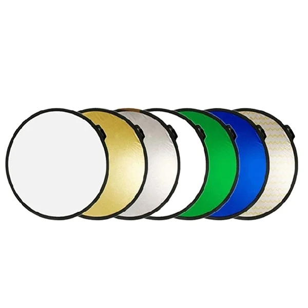 7 в 1 Аксессуары для фотостудии отражатель 80 см 7in1 складные светоотражатели фотоотражатель видов