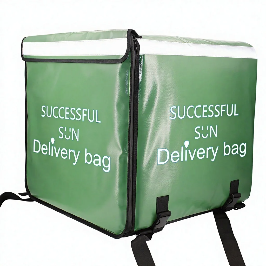 product motorcycle  food delivery bag large capacity 70l insulated waterproof cooler bag with zipper closure-2