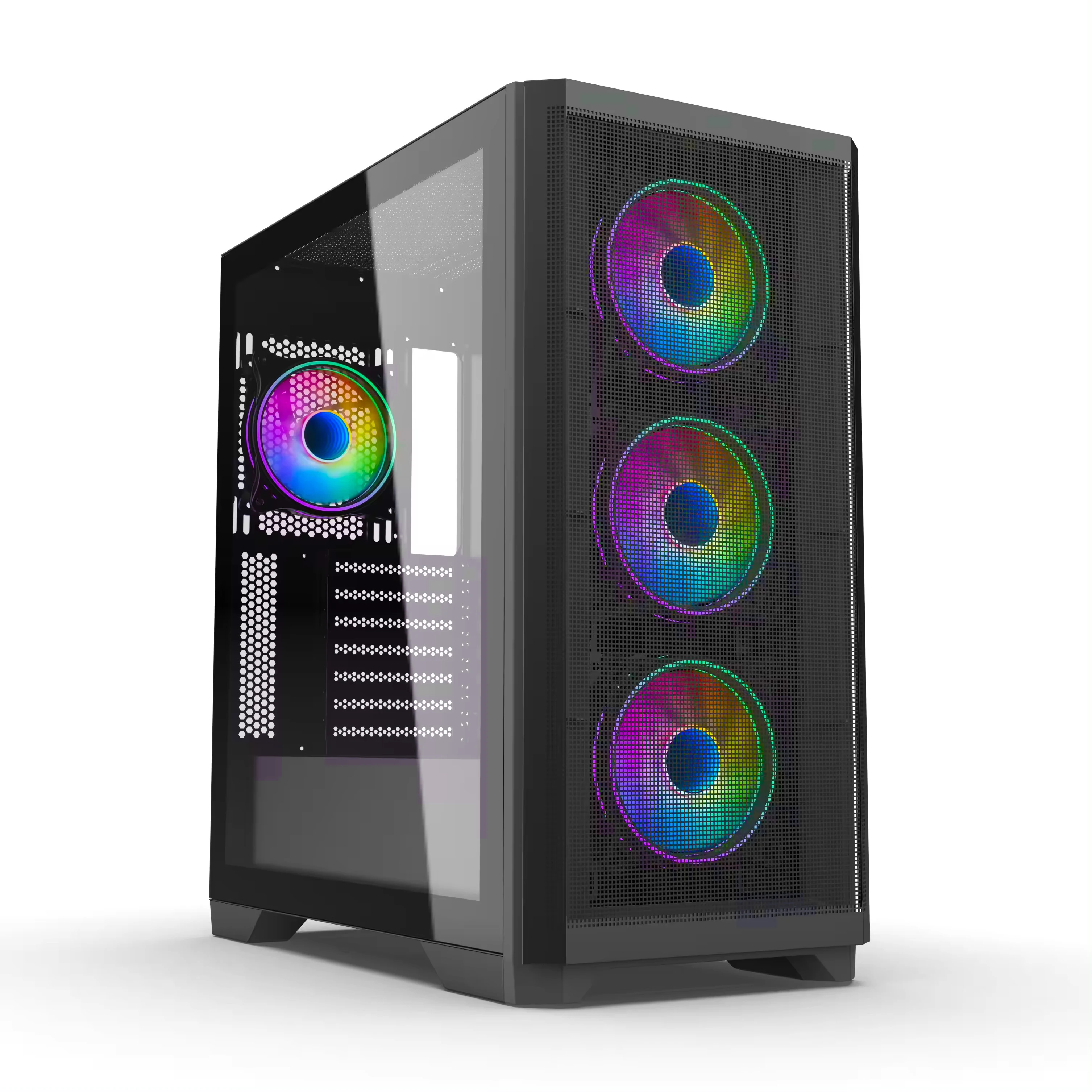 pcパーツ 2023 Top Brand Good Quality Gaming PC Case with Mesh Front Panel