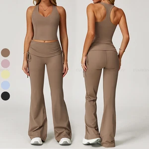 Active Wear Sportswear Set Manufacturer's Fitness Gym Clothing Four-Way Stretch Yoga Outfits 2 Pieces Sets for Gym Fitness