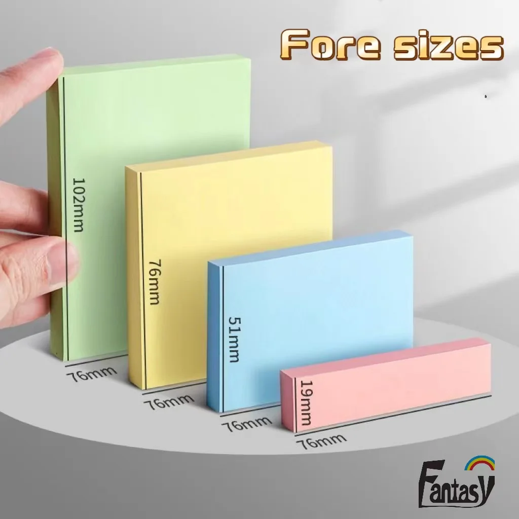 Colorful Sticky Notes for Students Large Office Message Sticky Notes Long Strips N Times Stickers Strong Stickiness and Tearabil