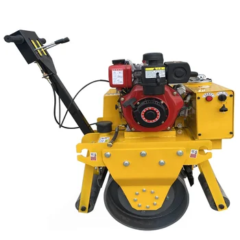 High quality  best price FVR-600s walk-behind double drum single drum Road Roller with diesel engine