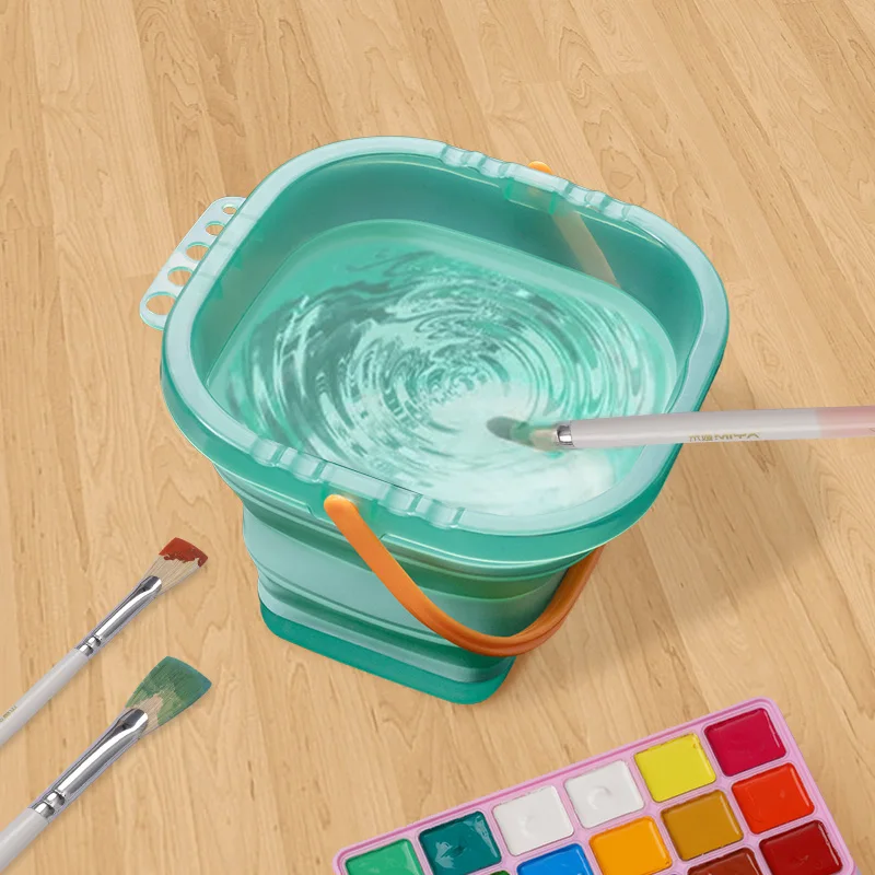 52*47*39MM Oil Painting Brush Washing Bucket Himi Miya Foldable Bucket –  AOOKMIYA