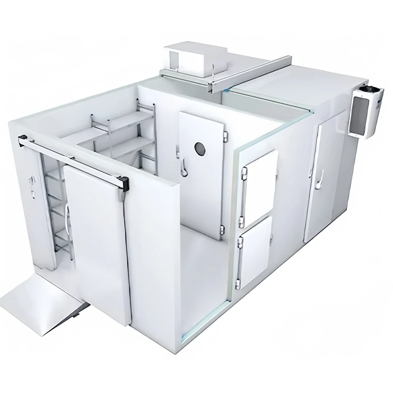 Cold Storage Cold Room Cooling System , Blast Freezer Room for Meat and Fish