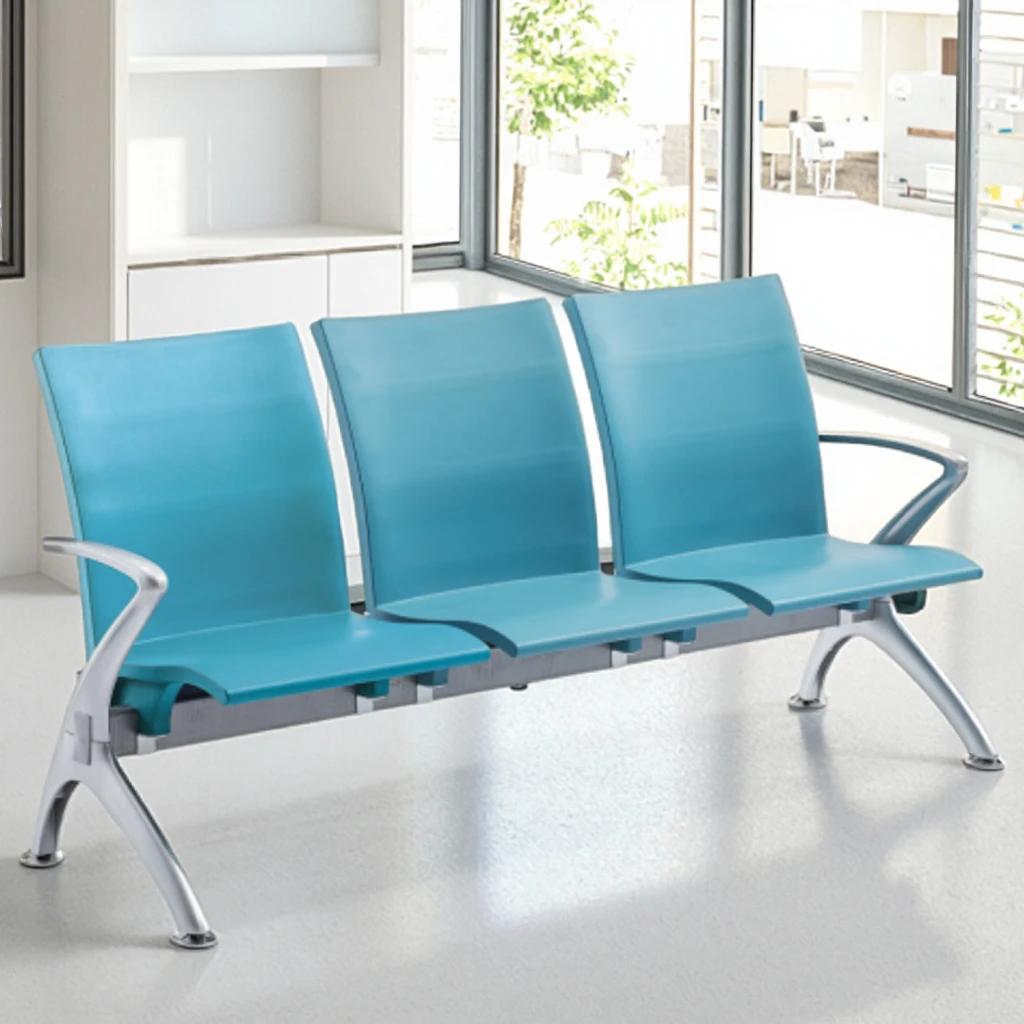 Reliable Standardized Hospital Seating Solutions Modern Steel Frame Configurable Durable 3