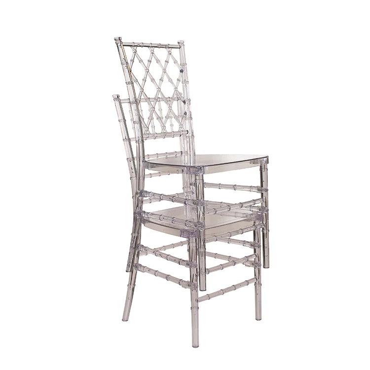 2021 Хрустальный полимерный складной стул chiavari (стул тиффани) для
