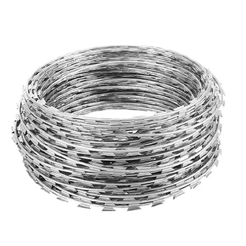 Plastic Barbed Wire Concertinas Barbed Wire Coil China High Tensile Zinc