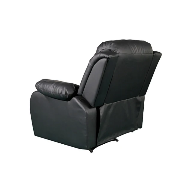 Customized Recliners RTS Manual Reclining Chair in Black with Massage & Cooling Features for School & Living Room factory